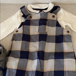 Janie & Jack overall set for boys 12-18 months